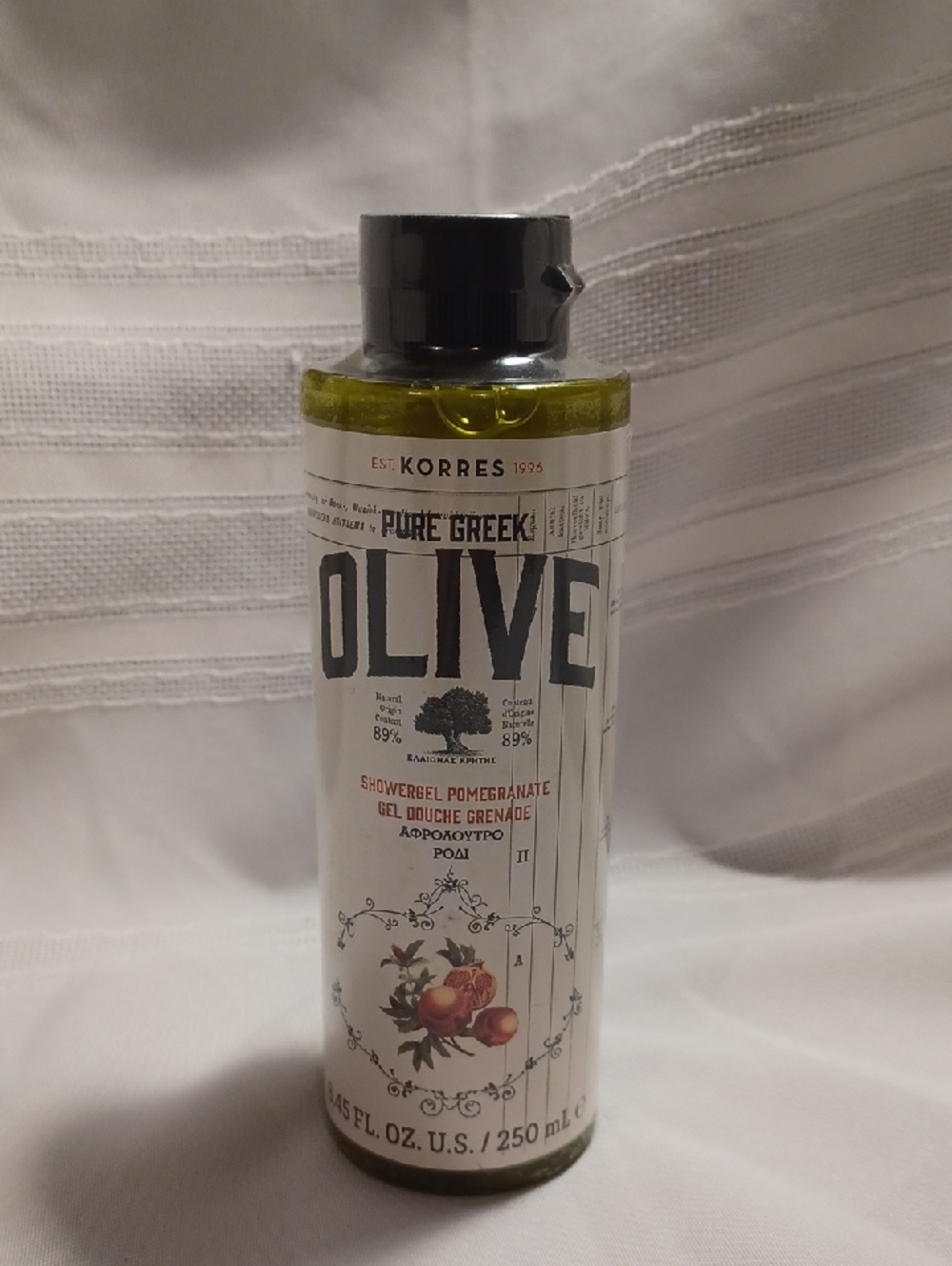 Korres Olive Pomegranate Shower Gel – Pomegranate 8.45oz